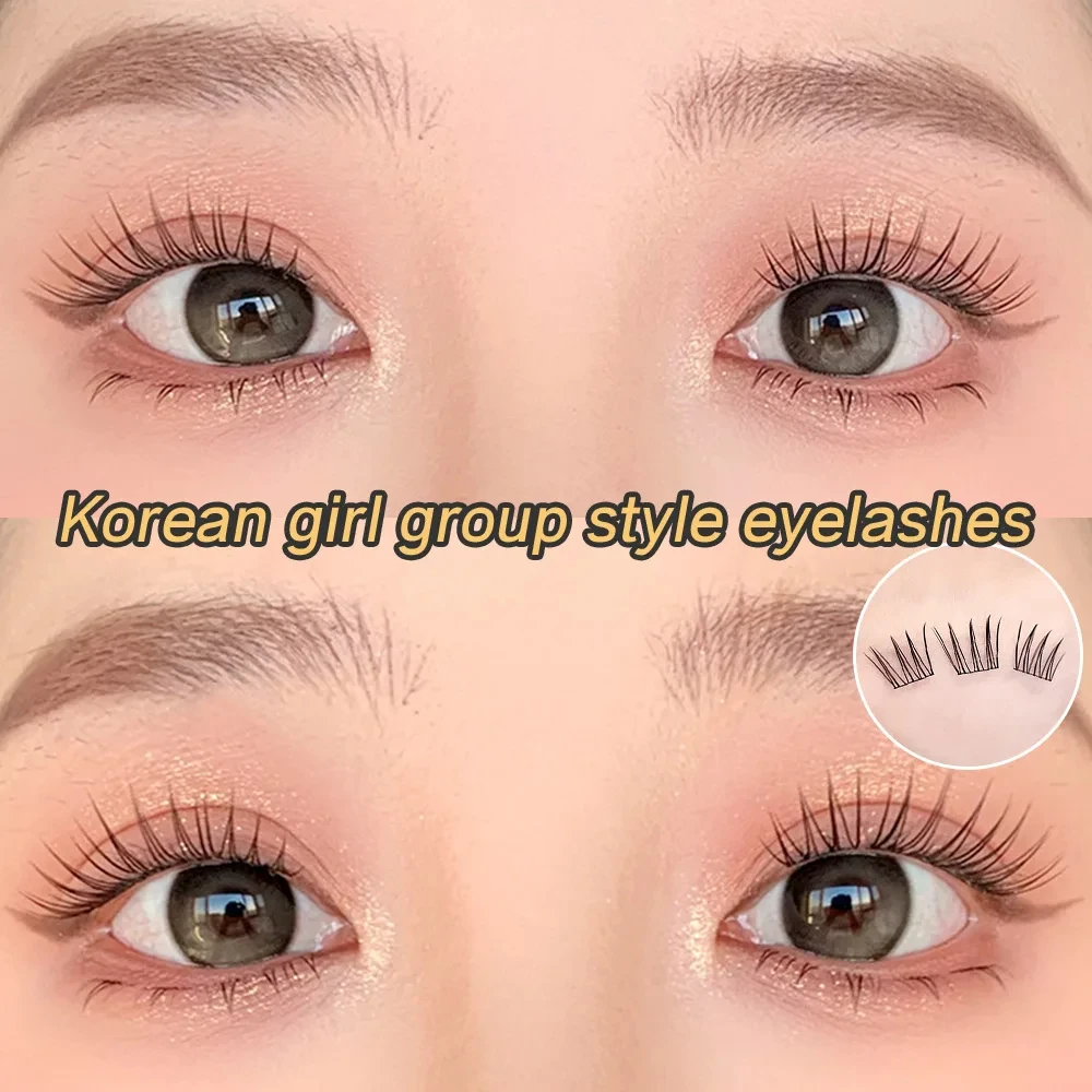 HAIYANLL 48 Cluster, große Kapazität, kleberfreie falsche Wimpern, koreanische Mädchen-Stil-Wimpern und natürliche Wimpern für das tägliche Make-up – Detail 6