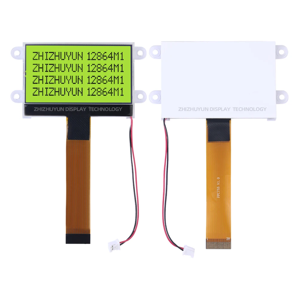 Film LCD Display Screen Tg12864M1-04WA0 26PIN SPI COG12864 NT7538 Controll (Board/No Board)