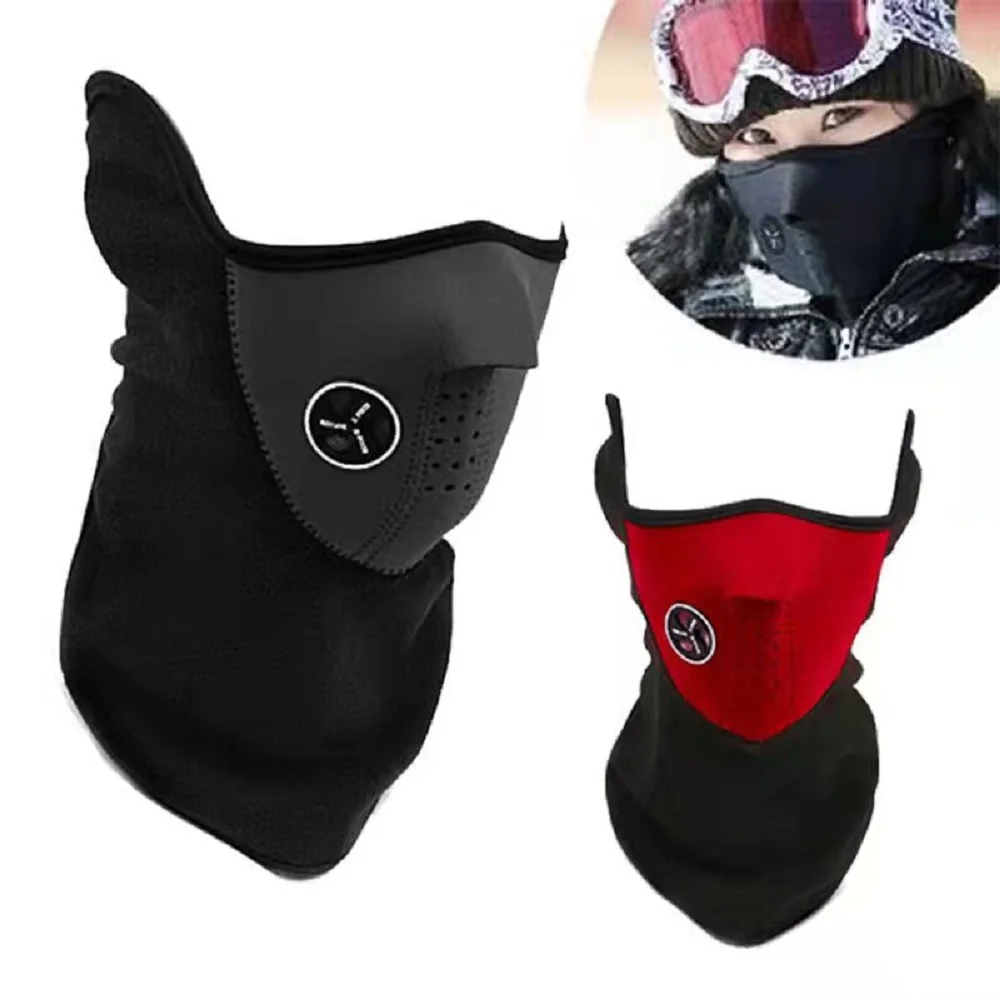 Motorcycle Mask Motorcycle Neck Helmet Half Winter Veil For Sports Bike
