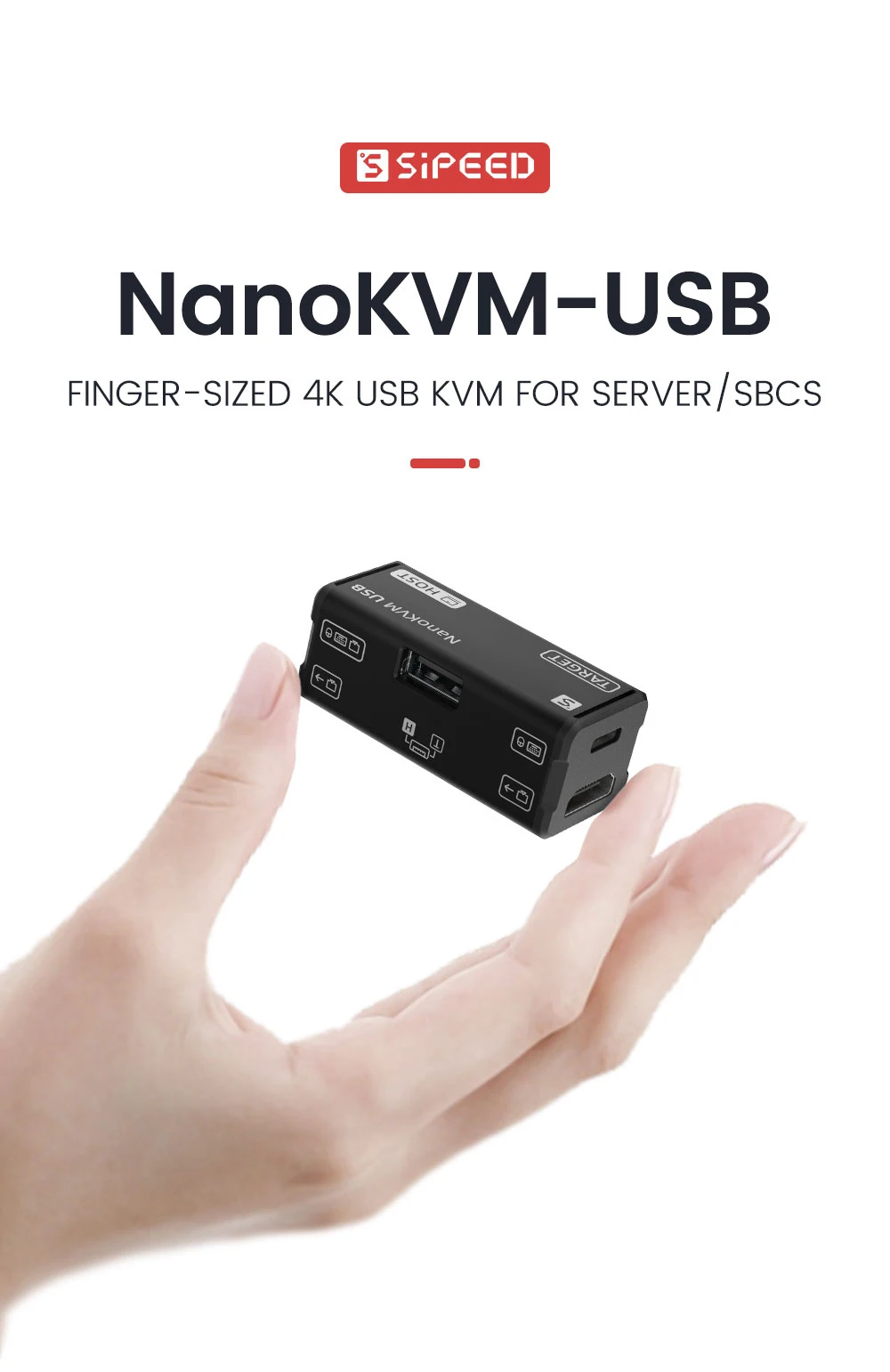 Sipeed NanoKVM-USB Operation And Maintenance USB 3.0 Capture Card Virtual Keyboa