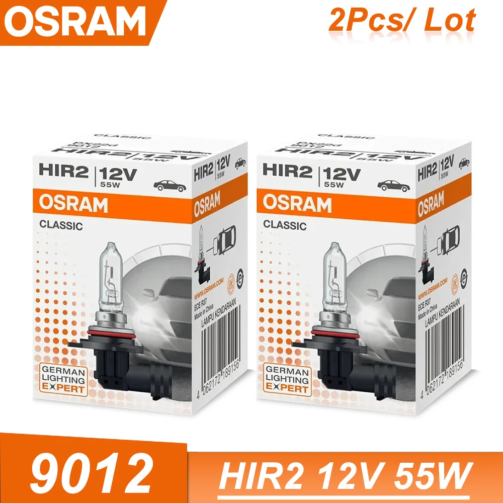 OSRAM Classic Halogen Headlight Bulb - 12V 55W 3200K