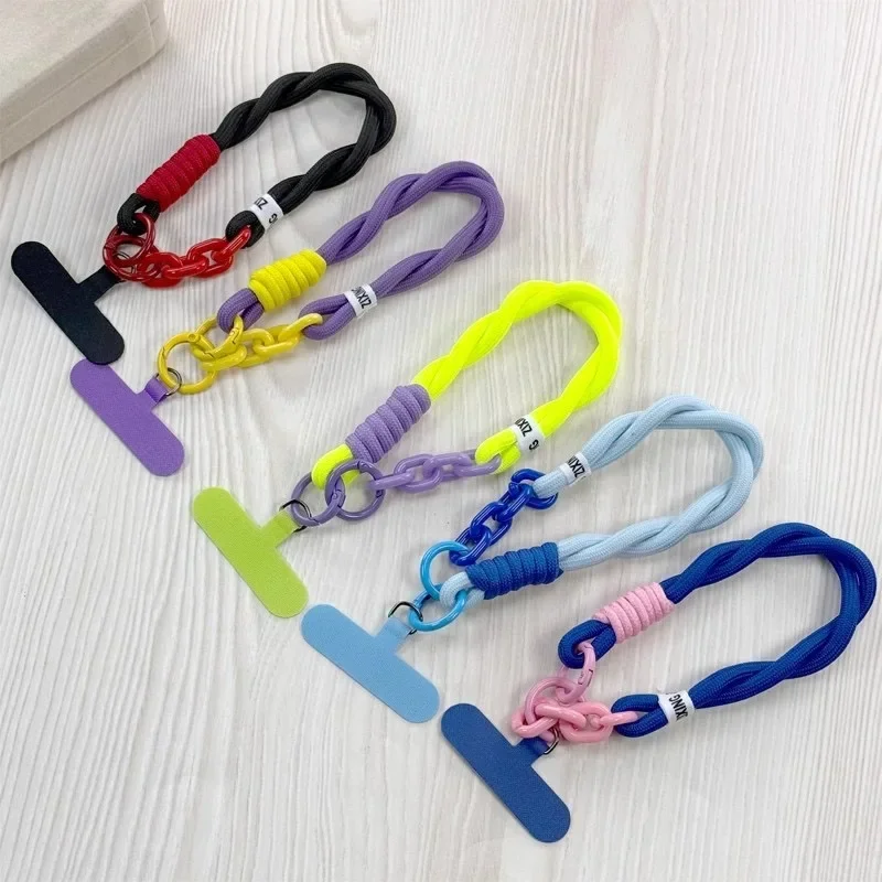 Dual-Strand Universal Phone Lanyard with Anti-Loss Wrist Strap