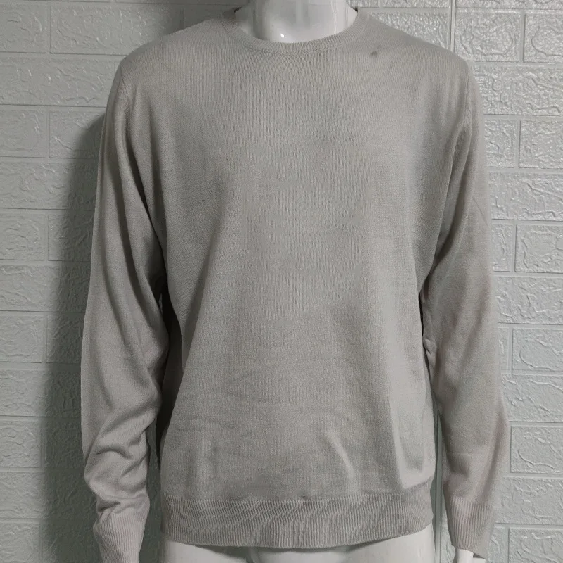 Men's Sweater Autumn And Winter Look At Europe And The United States Simple Pullover Fashion Casual Large Size Sweater