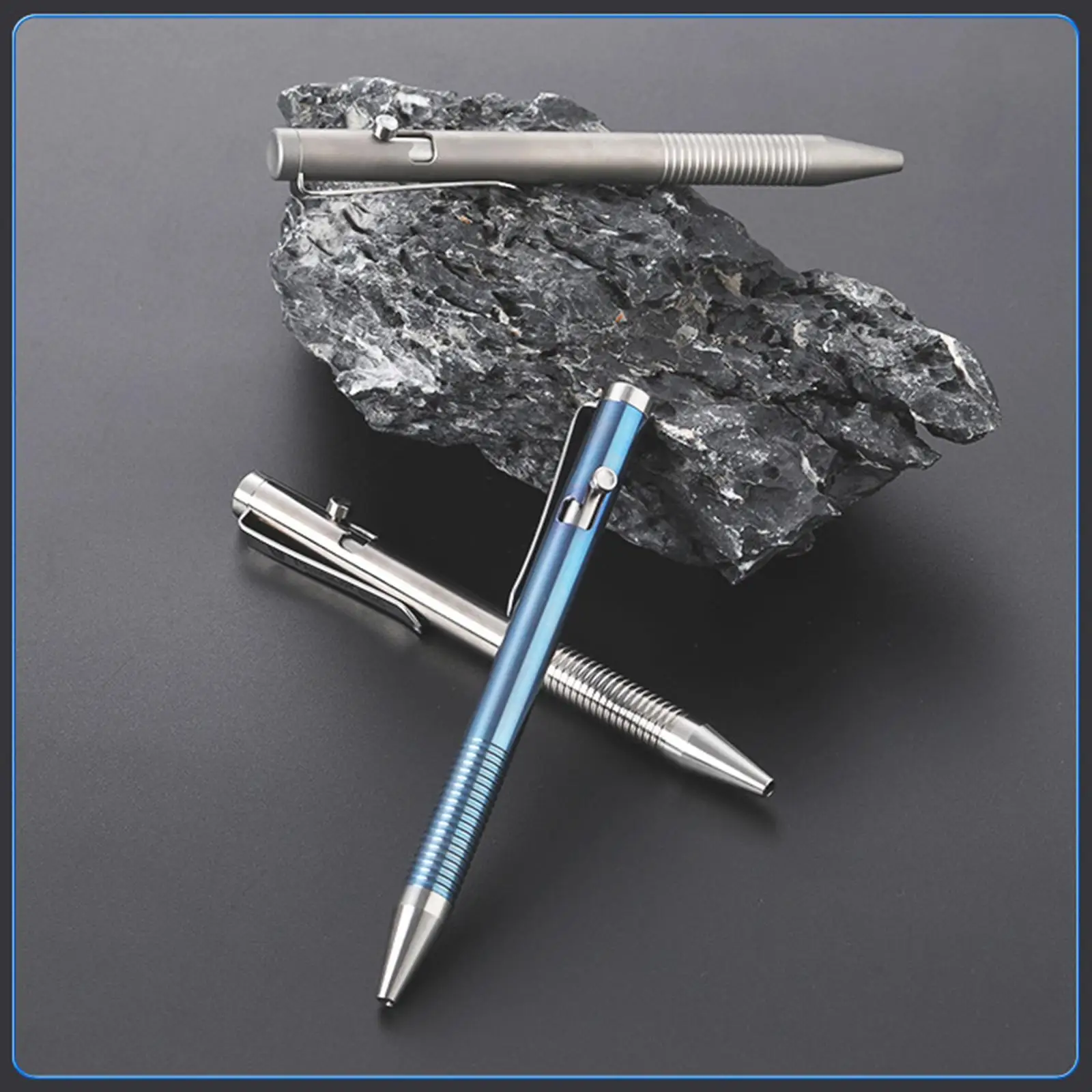 

Retractable Ballpoint Pen Titanium Alloy Rollerball Pen Writing