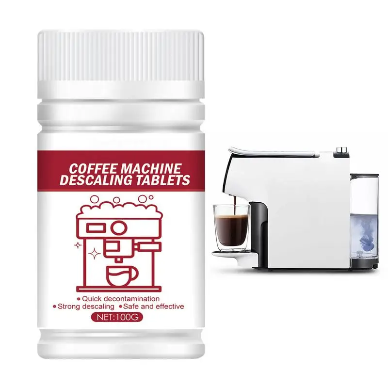 

100g Coffee Machine Descaling Tablets Solid Cleaner Tablets House Cleaning Descaling Tablets Effervescent Tablet Descaling Agent
