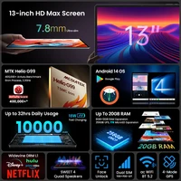 【World Premiere】Teclast T65 Max 13" HD Display Android 14 Tablet MediaTek G99 8GB RAM 256GB ROM 10000mAh Battery Widevine L1 2