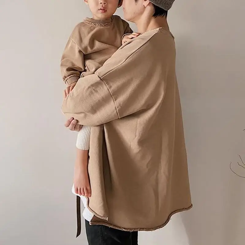 

Funny Father Mom and Baby Family Matching Clothes Family Hoodie Papa Mama Boy Girl Kids jumpsuits Hoodie Baby Bodysuits Tops