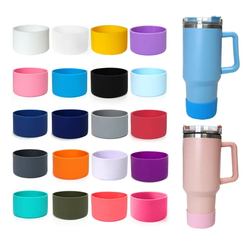 Description Picture 4 of itemUniversal 7.5cm Soft Food Grade Silicone Bottom Cup Sleeve Cover For Stanley 40oz  Ice Flow Flip 30 Oz 20 Oz Water Bottle