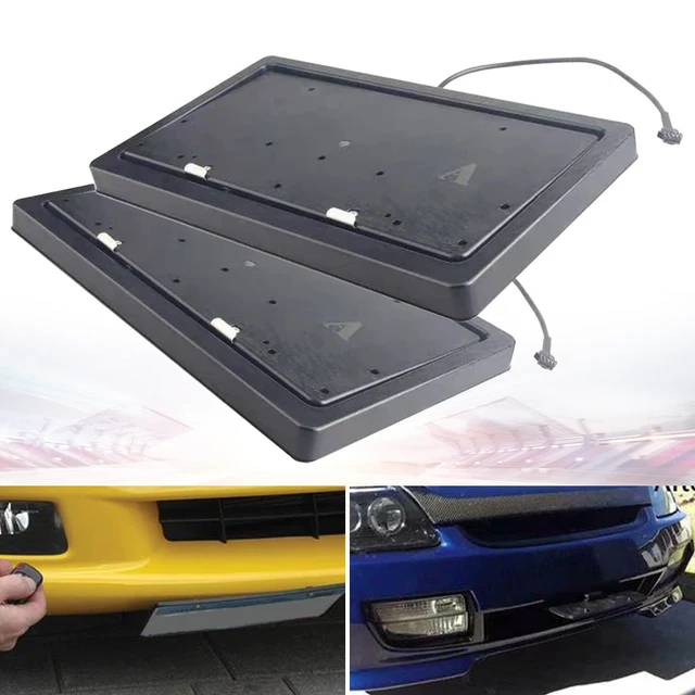 License Plate Frames License Plate Number Mount Frame Auto Winch Roller  Universal Tinted Smoked License Plate Frame For Cars - AliExpress