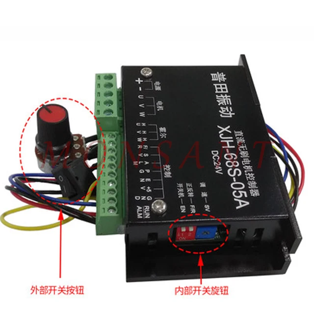 Egyenáramú Rezgés Motor Meghajtó Digitális Kijelző Sebességvezérlő 12V24V36V - Image 3