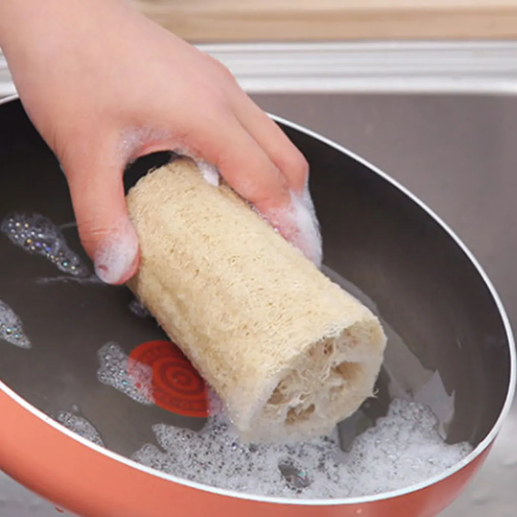 

Прочная губка из 2/3/5 волокна для эффективной очистки ванной и кухни, экологически чистая натуральная губка