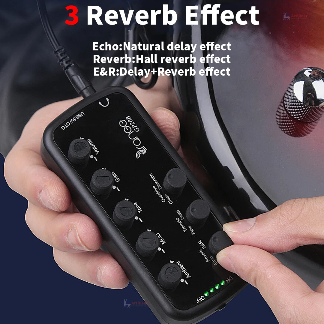 Electric Guitar Pedals Headphone Amp Mini Multi-Effects Effector Delay Reverb Overdrive Bass Amplifier Distortion Pedalboard electric guitar pedal guitar headphone amplifier