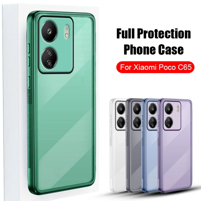 Para Xiaomi Poco C65 / Redmi 13C Funda protectora de cobertura