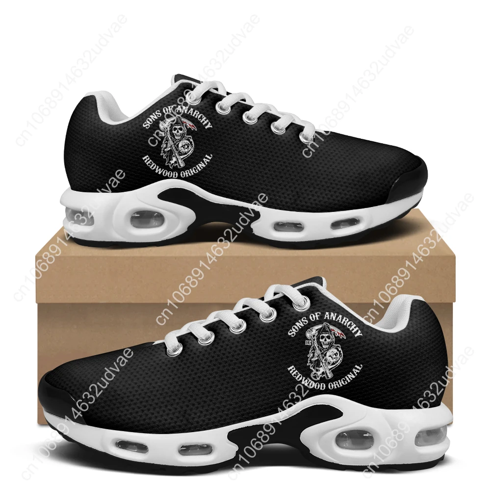 Sons Of Anarchy SOA Air Cushion Sneakers Mens Womens Teenager Lightweight Sports shoes High Quality Custom Leisure Mesh Sneaker 3