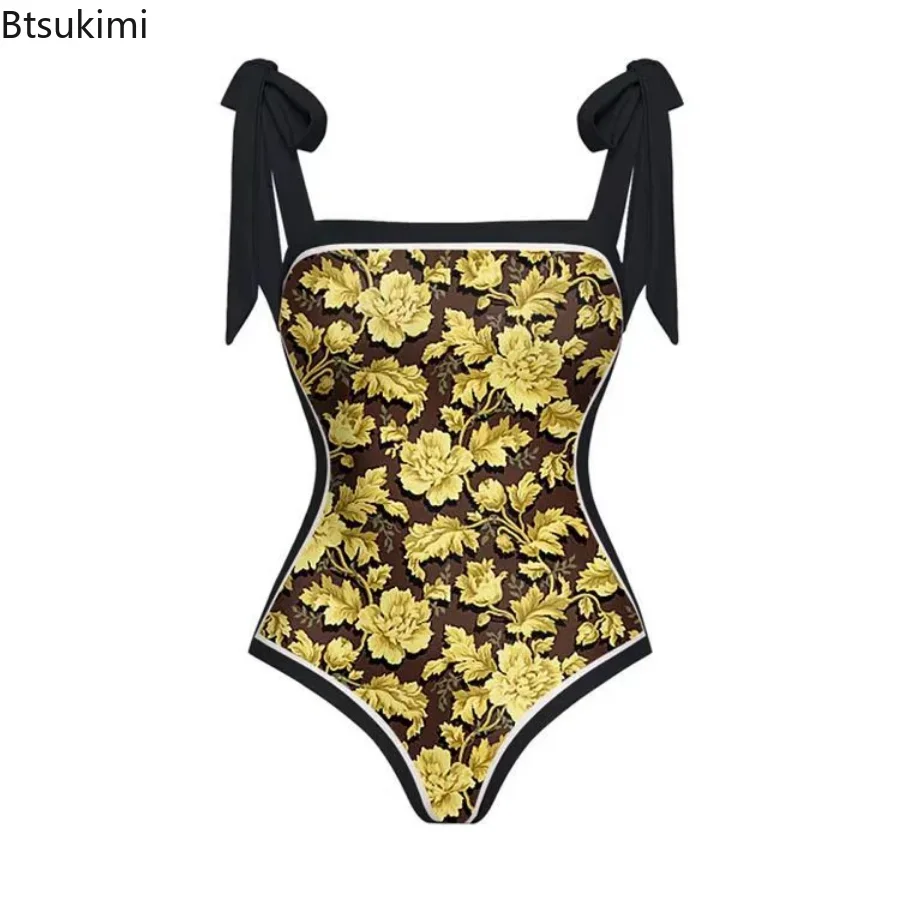 Women Skirt Cover Up Bodysuit One Piece Bandage Bathing Swimwear Summer Fashion Print Beach Holiday Bodysuit Cover Up Outfits