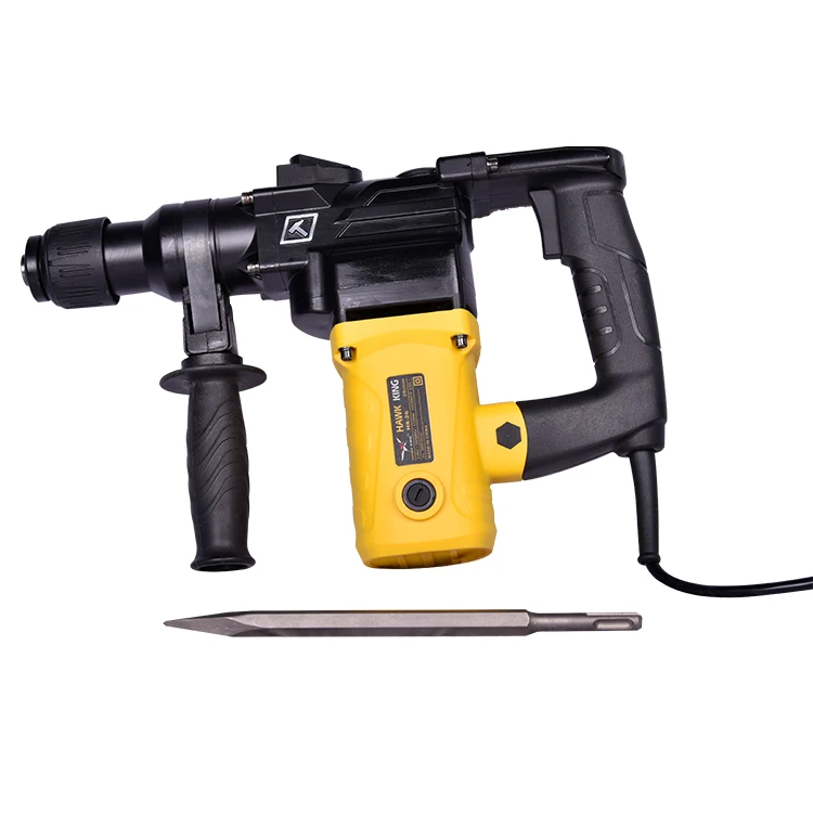 850w 220V HAWK KING electric rotary hammer drill 26mm cordless hammer drill h is for hawk