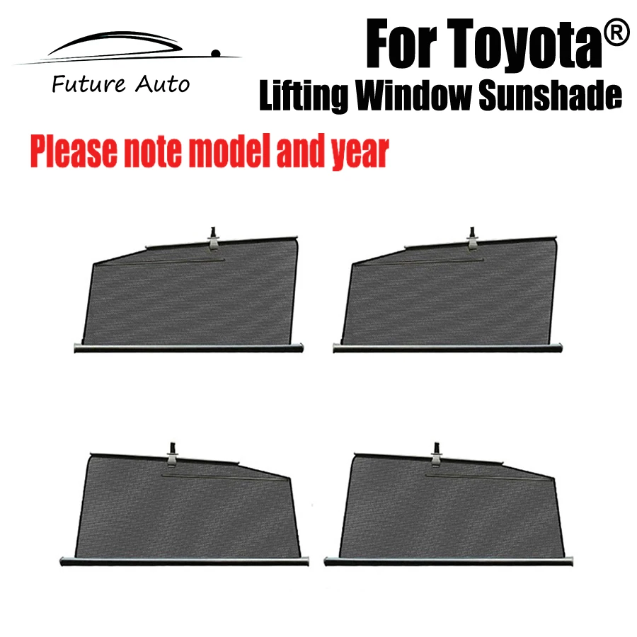

Car Lifting Window Sunshade For Toyota Camry Prado Fortuner Custom Retractable Curtain Side Window Sun Visor Summer Protection