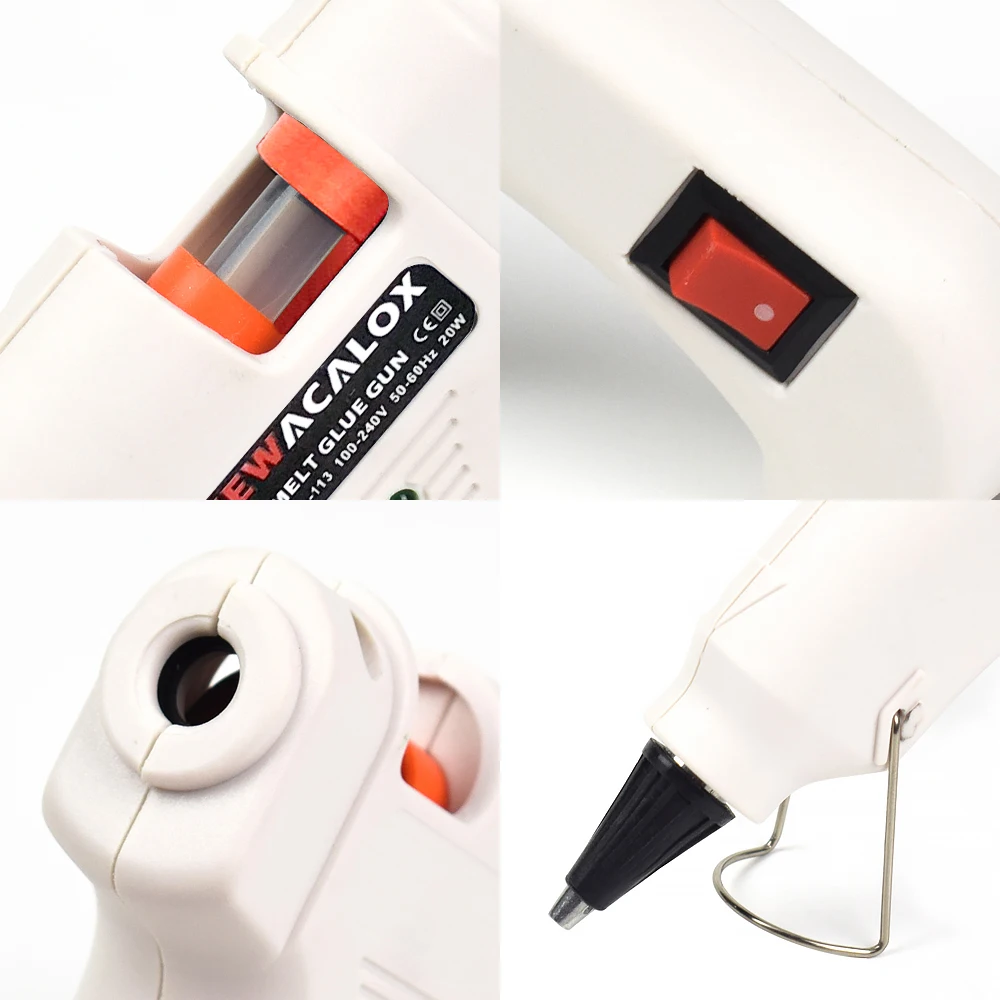 Hot Glue Gun NEWACALOX 20W/150W Glue Gun EU/US 100-240V High Temp 7mm/11mm Hot Melt Sticks Graft Repair Pneumatic DIY Tools