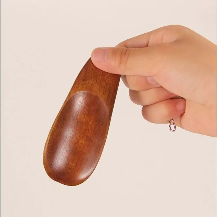 미니 휴대용 창의적인 원목 구둣주걱 여행 필수품 개인 신발 탈착기 휴대하기 쉬운 구둣주걱