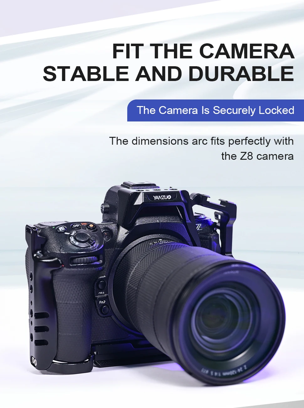 Camera Bracket Parts for Nikon Z8 Quick Release Brackets Protective Frame Profes