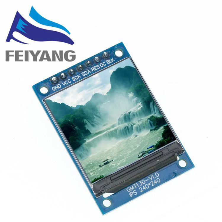 SAMIROB 0,96 / 1,3 1,44 1,77 1,8 2,0 2,4 Zoll TFT Display IPS 7P SPI HD 65K Voll Farbe LCD Modul ST7735 Stick IC Für Arduino – Detail 4