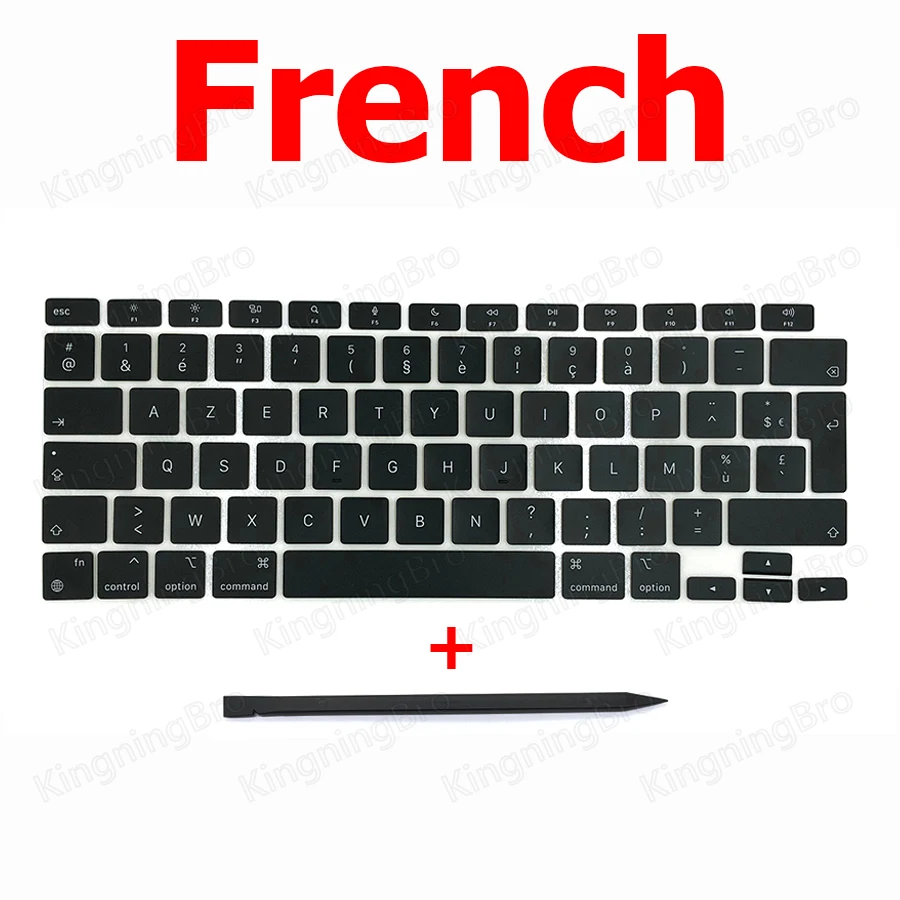 Replacement Keyboard Keys Keycaps Macbook Air 13" M1 A2337 Keycap Key Cap US UK Spain French Russian Hungary keyboard keycap laptop keyboard