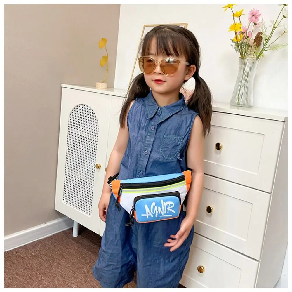 Neue Baby Mini Hüft taschen Oxford niedlichen Brief Mädchen Jungen Bananen tasche Mode Gürtel tasche Kinder Schulter Cross body Brust gürtel Taschen – Detail 13