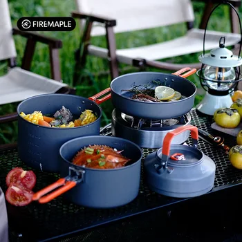 Portable Outdoor Camping Pot & Kettle Set 1