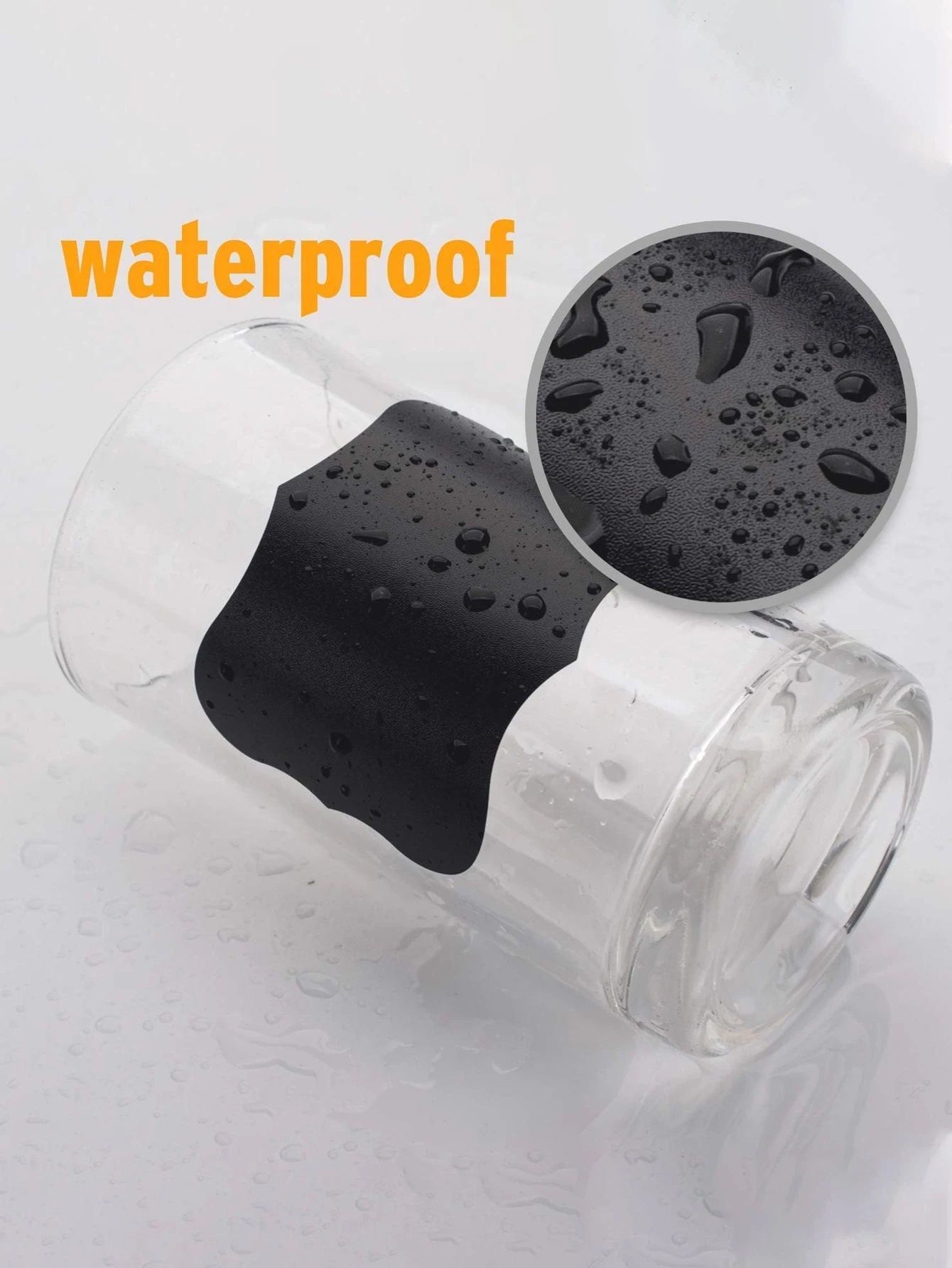 120pcs/roll Waterproof Reusable Chalkboard Labels Liquid Chalk Marker Set label stickers