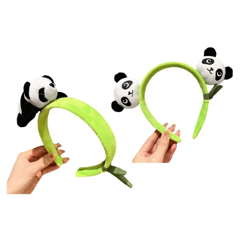 

Cartoon Headband Stuffed Panda Shape Hair Hoop Children Cosplay Costume Prop Dropshipping