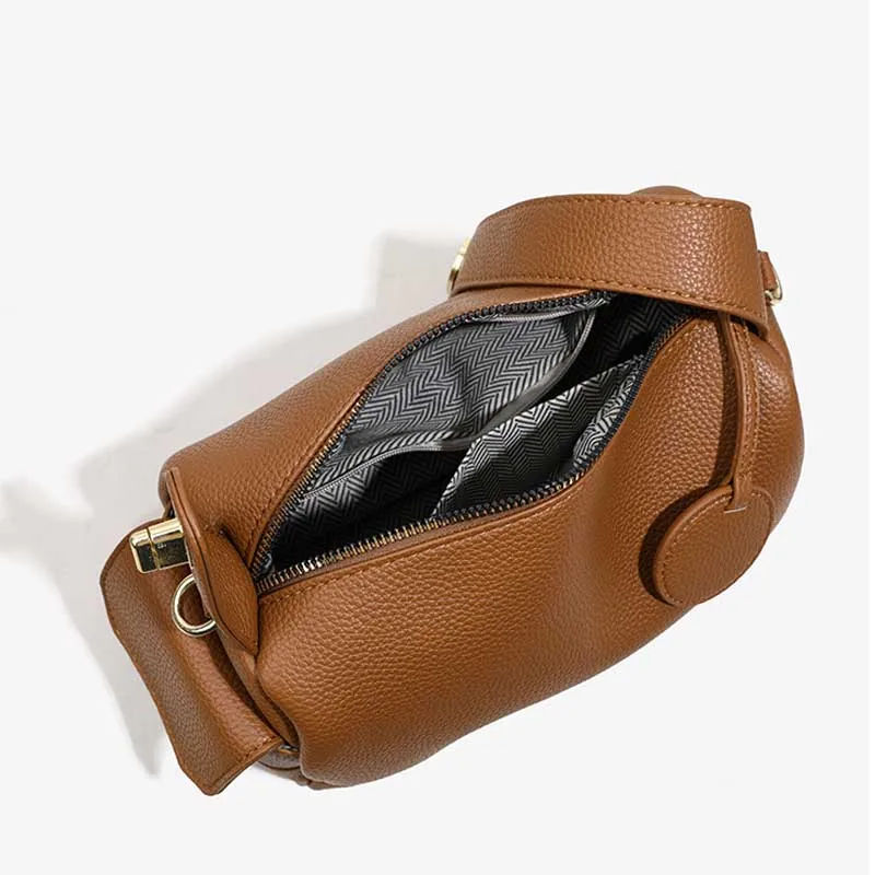 Women's Bags Fashion PU Leather Top Carrying Bag Handbags Multi Pocket Design Multifunctional Crossbody Tote Bag Shoulder Bag - 2