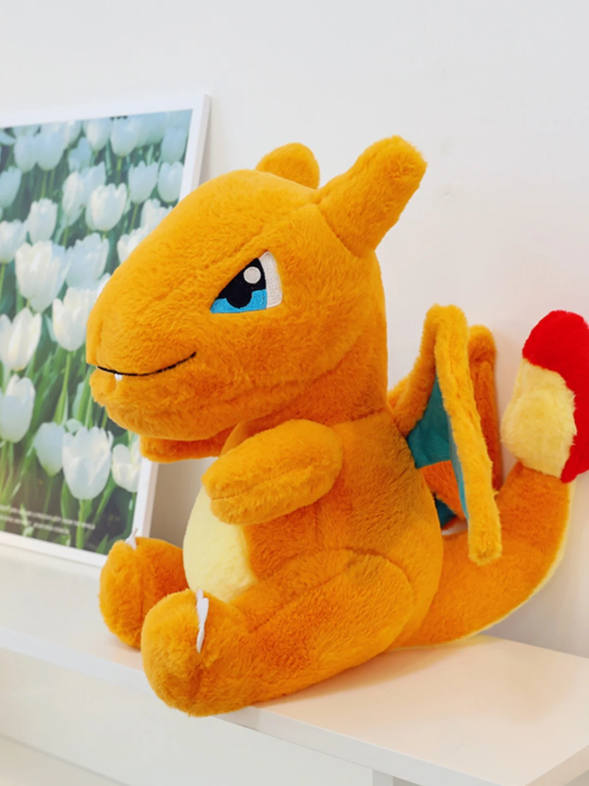 Reatic Dragon Plu Toy Comforter Boy Wings Dragon Doll Flng Dragon Cloth Doll Soft Stuffed Dinosaur Plaything for All Ages