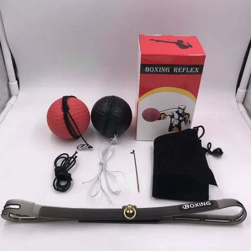 Boxing speed ball Head-mounted PU Punch ball MMA Sanda Training Hand Eye Reaction Home Sandbag Fitness Boxing Equipment