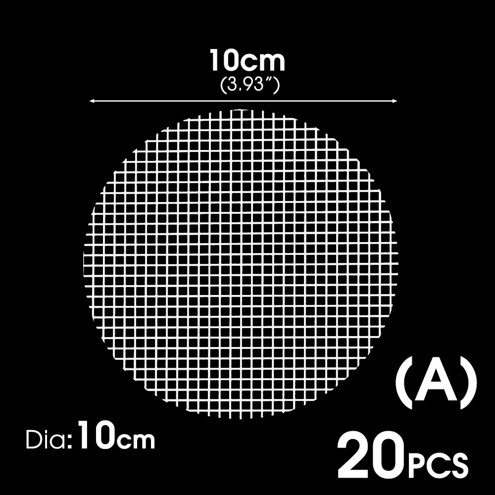 A x 20PC-10cm-Round