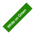 White on Green