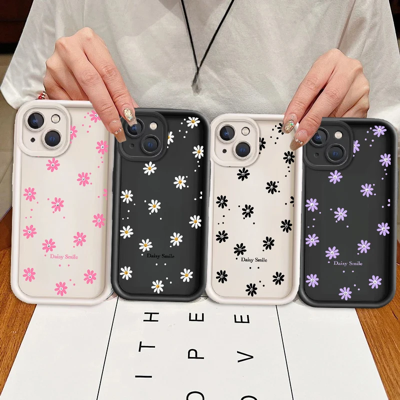 Daisy Flower Silicone Phone Case