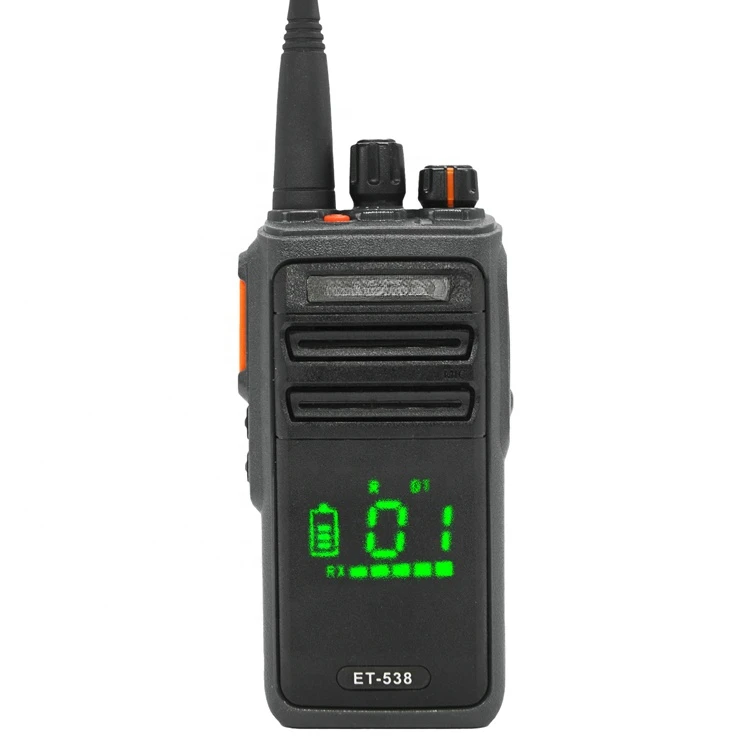 

Ecome ET-538 best uhf walkie talkie set IP68 water proof customized vhf two way radio