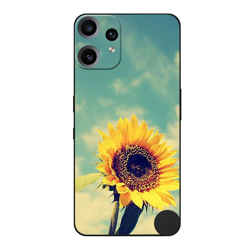 Premium Shockproof Black Silicone Phone Case - Sleek Protective Cover