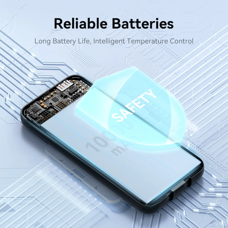 KUULAA Power Bank 10000mAh PD 22.5W Fast Charging Phone External Battery Powerbank Charger for Xiaomi Poco iPhone Samsung iPad 6