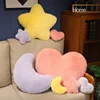 Moon Star Heart Sky Pillow Plush Purple Pink Yellow Fluffy Cushion Decor Sofa Chair Back Support Party Prop Ladies Gift 1