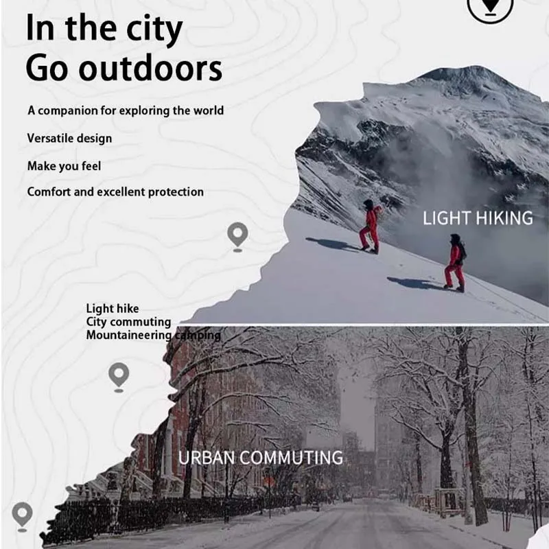 Men's Hiking Jacket Waterproof Windproof Windbreaker Women Fabric Wear Resistant Antiscratch Coat Camping Trekking Jackets 3