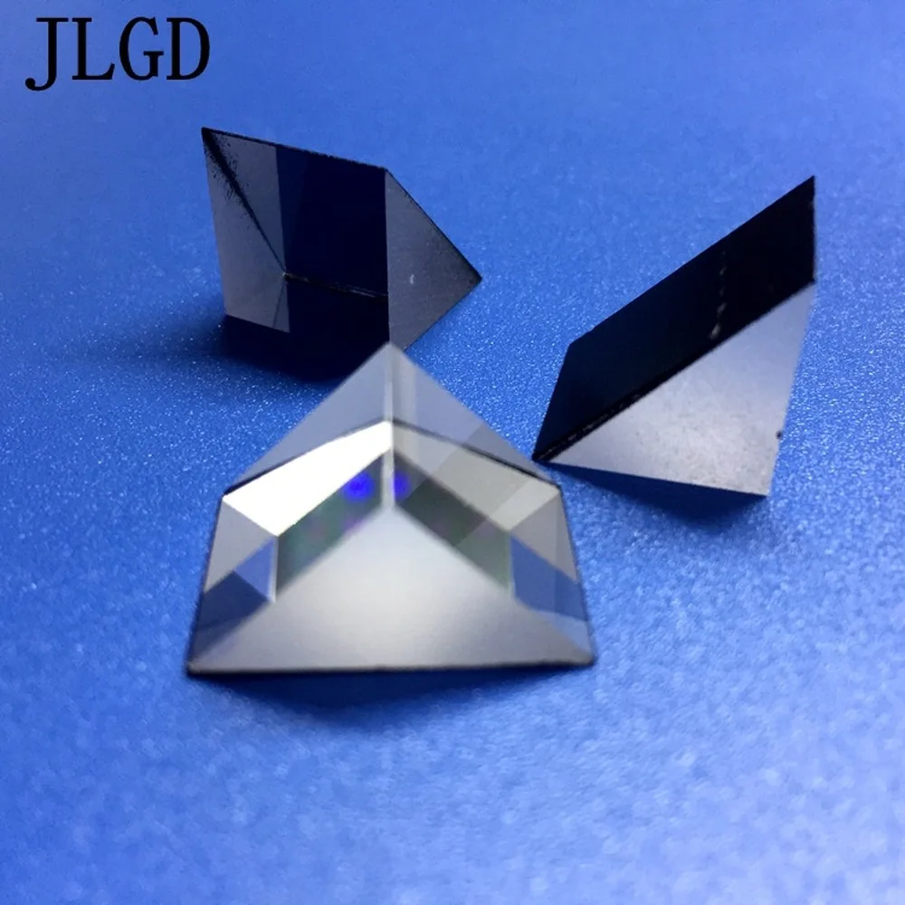 Enhanced Optical K9 Glass Right-Angle Prism with 45-Degree Reflective Coating
