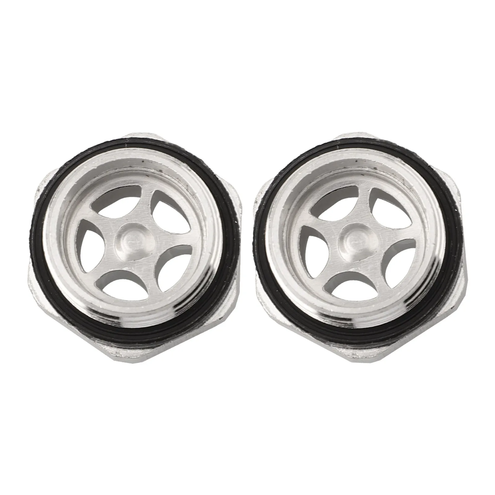 2pcs Air Compressor Oil Sight Glass, 2 Pack G 1/2" Aluminum Oil Level Gauge Quick And Easy Installation Using External Threads