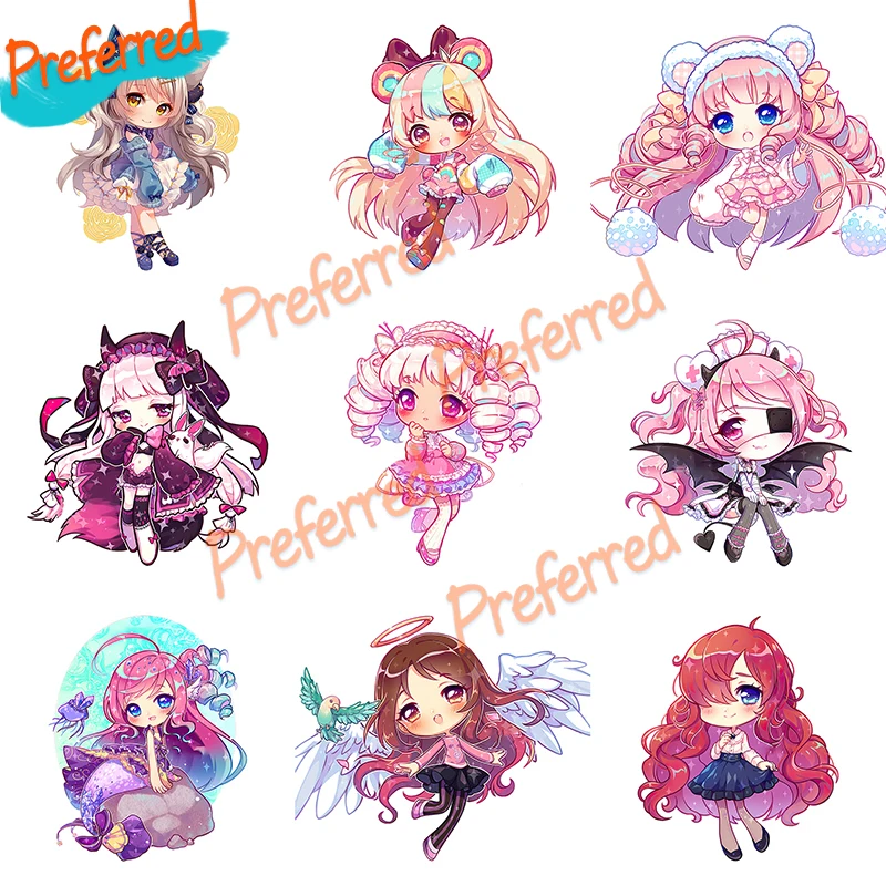 

Nekopara Cute Cartoon Girl Decal Motocross Racing Laptop Helmet Trunk Wall Vinyl Car Sticker Die Cutting