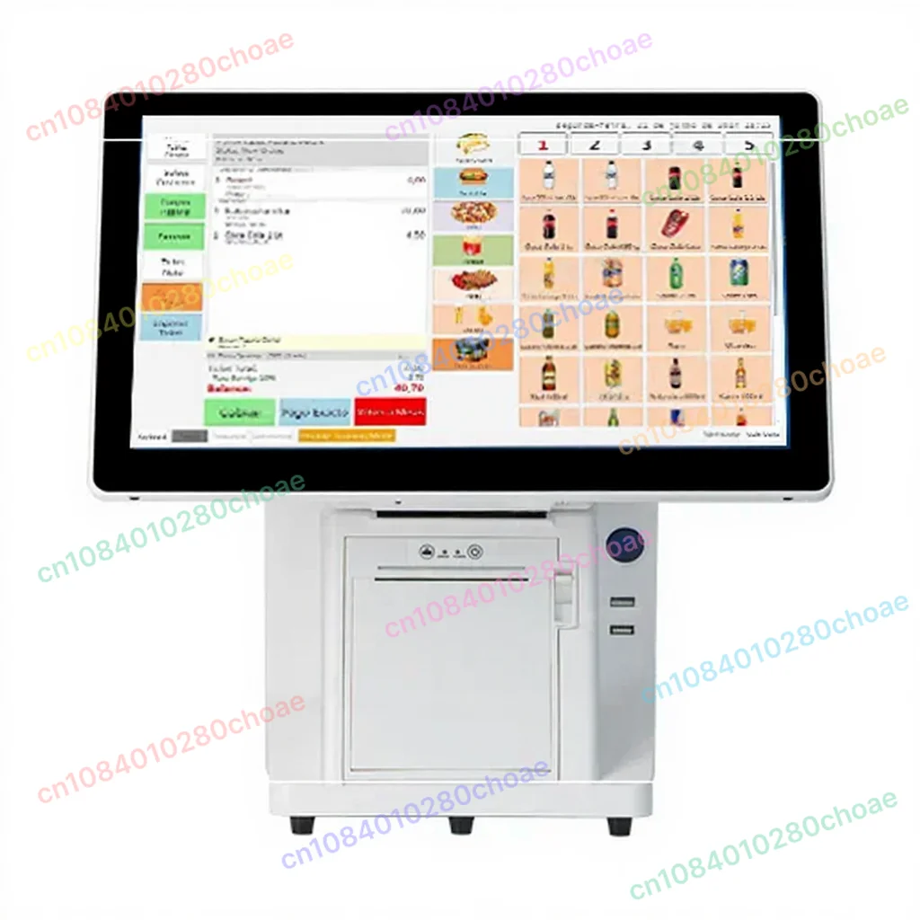 15.6+11.6 inch touch screen POS machine, with printer, all-in-one touch machine