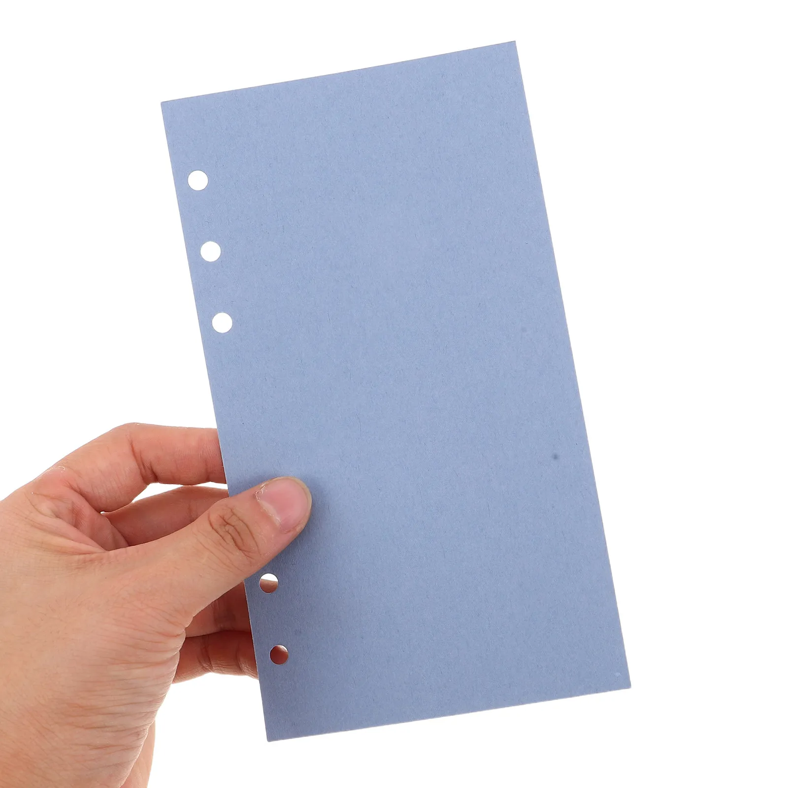 40매 컬러 루즈리프 용지 A6 플래너 리필 용지 6홀 펀칭 바인더 노트 인서트 ..