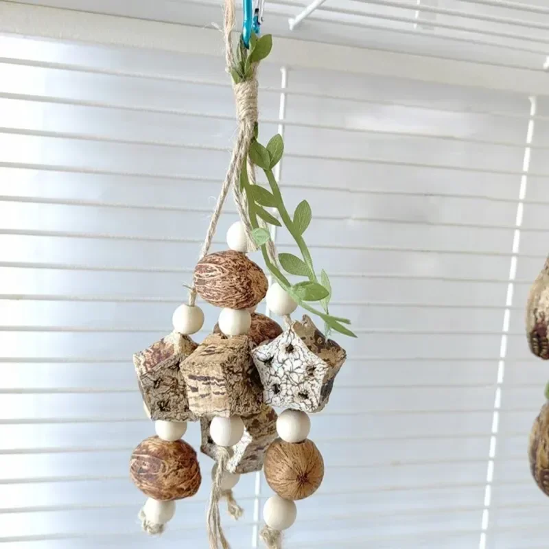 

Training Toy Molar Pet Articles for Bite Hanging Biting Colorful Bird Swing Parrot