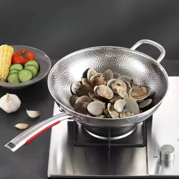 Titanium Round Bottom Wok 6