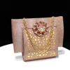 Women High Heels Sandals Printing Flower Material with Rhinestone Italian Design Champagne Color Open-Toed Shoes 6