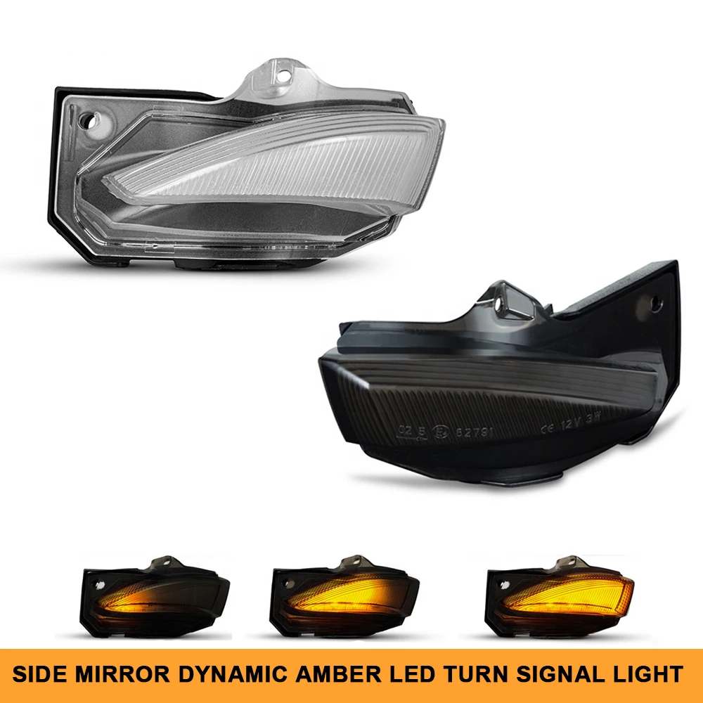 2pcs Side Mirror LED Turn Signal Lights For Toyota Corolla Levin E210